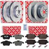 FEBI BILSTEIN Bremsscheibe 28361 + Bremsbelagsatz, Scheibenbremse 16642 + Bremsbelagsatz, Scheibenbremse 16613 + Bremsscheibe 30721