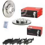 BREMBO Bremsbelagsatz, Scheibenbremse P 59 017 + Bremsscheibe 09.9607.14