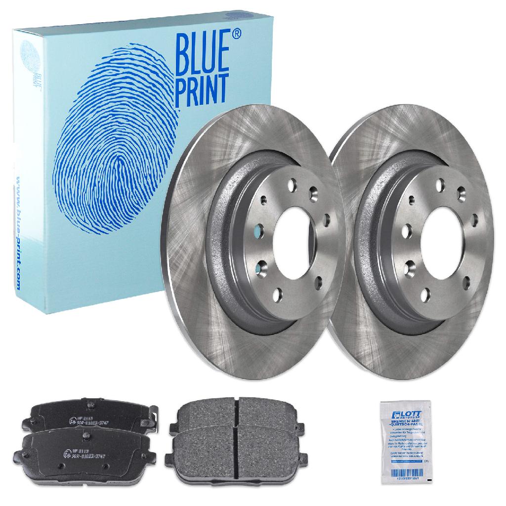 BLUE PRINT Bremsbelagsatz, Scheibenbremse ADM54291 + Bremsscheibe ADM54360