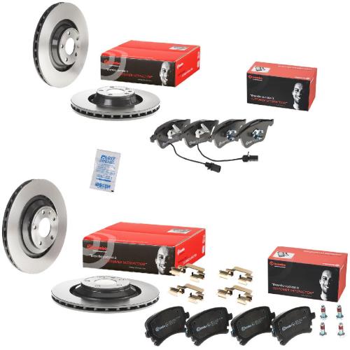 BREMBO Bremsscheibe 09.8841.31 + Bremsbelagsatz, Scheibenbremse P 85 076 + Bremsbelagsatz, Scheibenbremse P 85 084 + Bremsscheibe 09.8842.21 Bild BREMBO Bremsscheibe 09.8841.31 + Bremsbelagsatz, Scheibenbremse P 85 076 + Bremsbelagsatz, Scheibenbremse P 85 084 + Bremsscheibe 09.8842.21