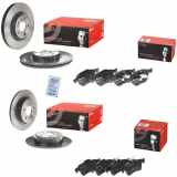 BREMBO Bremsscheibe 08.B601.11 + Bremsbelagsatz, Scheibenbremse P 24 148 + Bremsscheibe 09.9468.11 + Bremsbelagsatz, Scheibenbremse P 24 061