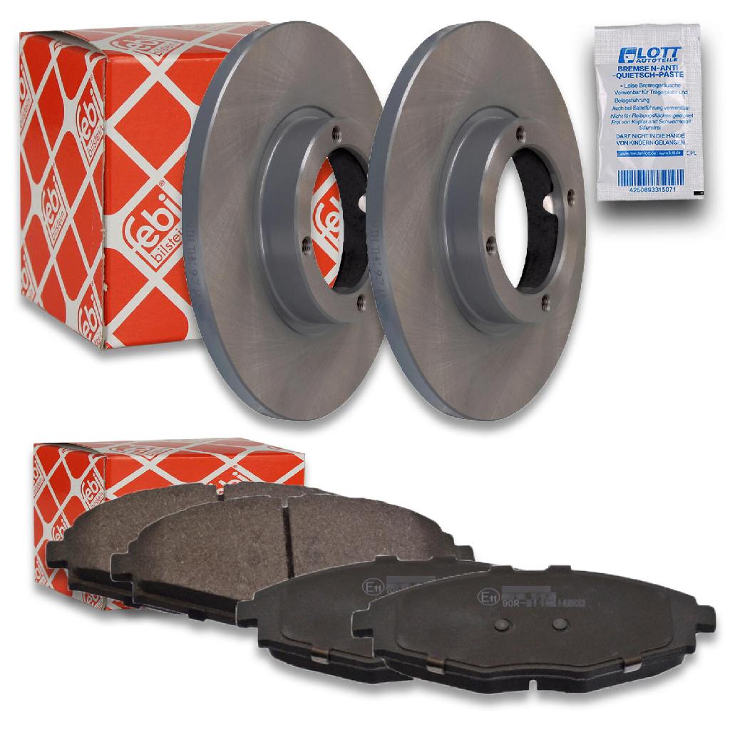 FEBI BILSTEIN Bremsscheibe 17509 + Bremsbelagsatz, Scheibenbremse 16341