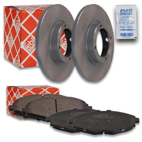 FEBI BILSTEIN Bremsscheibe 17509 + Bremsbelagsatz, Scheibenbremse 16341 Bild FEBI BILSTEIN Bremsscheibe 17509 + Bremsbelagsatz, Scheibenbremse 16341