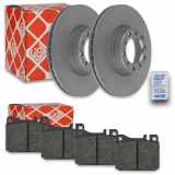 FEBI BILSTEIN Bremsbelagsatz, Scheibenbremse 16045 + Bremsscheibe 10680