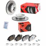 BREMBO Bremsbelagsatz, Scheibenbremse P 06 034X + Bremsscheibe 09.9752.1X