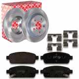 FEBI BILSTEIN Bremsbelagsatz, Scheibenbremse 16894 + Bremsscheibe 39189