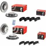 BREMBO Bremsbelagsatz, Scheibenbremse P 78 004 + Bremsscheibe 09.5673.11 + Bremsbelagsatz, Scheibenbremse P 78 005 + Bremsscheibe 08.6897.11
