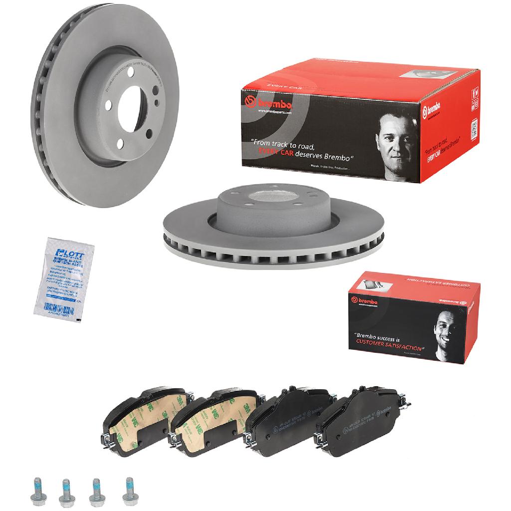BREMBO Bremsbelagsatz, Scheibenbremse P 50 118 + Bremsscheibe 09.D526.13