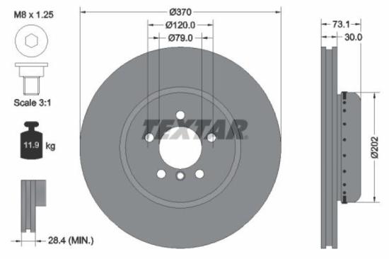TEXTAR Bremsbelagsatz, Scheibenbremse 2502801 + Bremsscheibe 92265325 ATE Warnkontakt, Bremsbelagverschleiß 24.8190-0006.2 Bild TEXTAR Bremsbelagsatz, Scheibenbremse 2502801 + Bremsscheibe 92265325 ATE Warnkontakt, Bremsbelagverschleiß 24.8190-0006.2