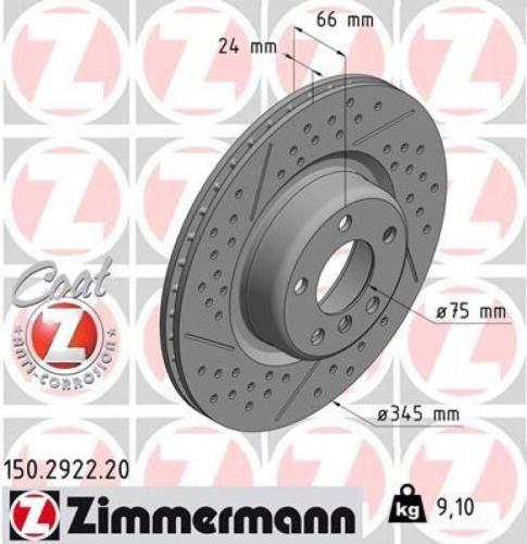 ZIMMERMANN Bremsbelagsatz, Scheibenbremse 25029.170.1 + Bremsscheibe 150.2922.20 BREMBO Warnkontakt, Bremsbelagverschleiß A 00 474 Bild ZIMMERMANN Bremsbelagsatz, Scheibenbremse 25029.170.1 + Bremsscheibe 150.2922.20 BREMBO Warnkontakt, Bremsbelagverschleiß A 00 474
