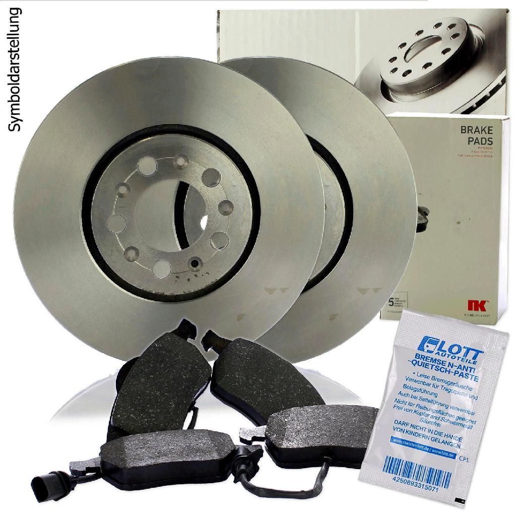 NK Bremsbelagsatz, Scheibenbremse 224779 + Bremsscheibe 204760