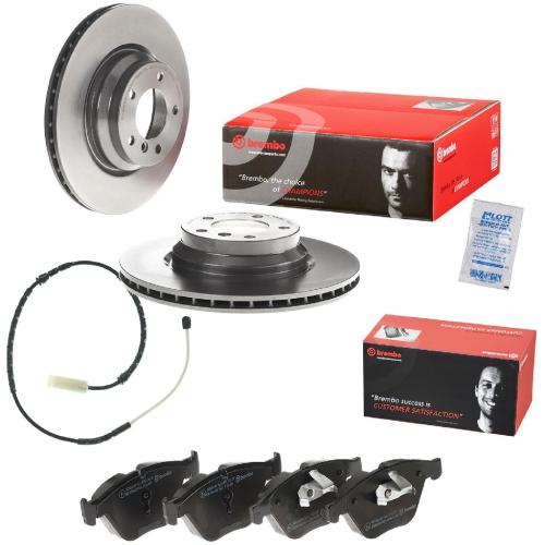 BREMBO Warnkontakt, Bremsbelagverschleiß A 00 441 + Bremsbelagsatz, Scheibenbremse P 06 081 + Bremsscheibe 09.A259.11 Bild BREMBO Warnkontakt, Bremsbelagverschleiß A 00 441 + Bremsbelagsatz, Scheibenbremse P 06 081 + Bremsscheibe 09.A259.11