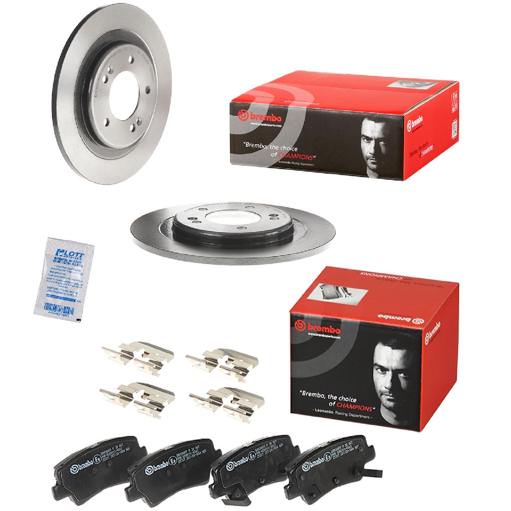 BREMBO Bremsbelagsatz, Scheibenbremse P 30 067 + Bremsscheibe 08.C250.11