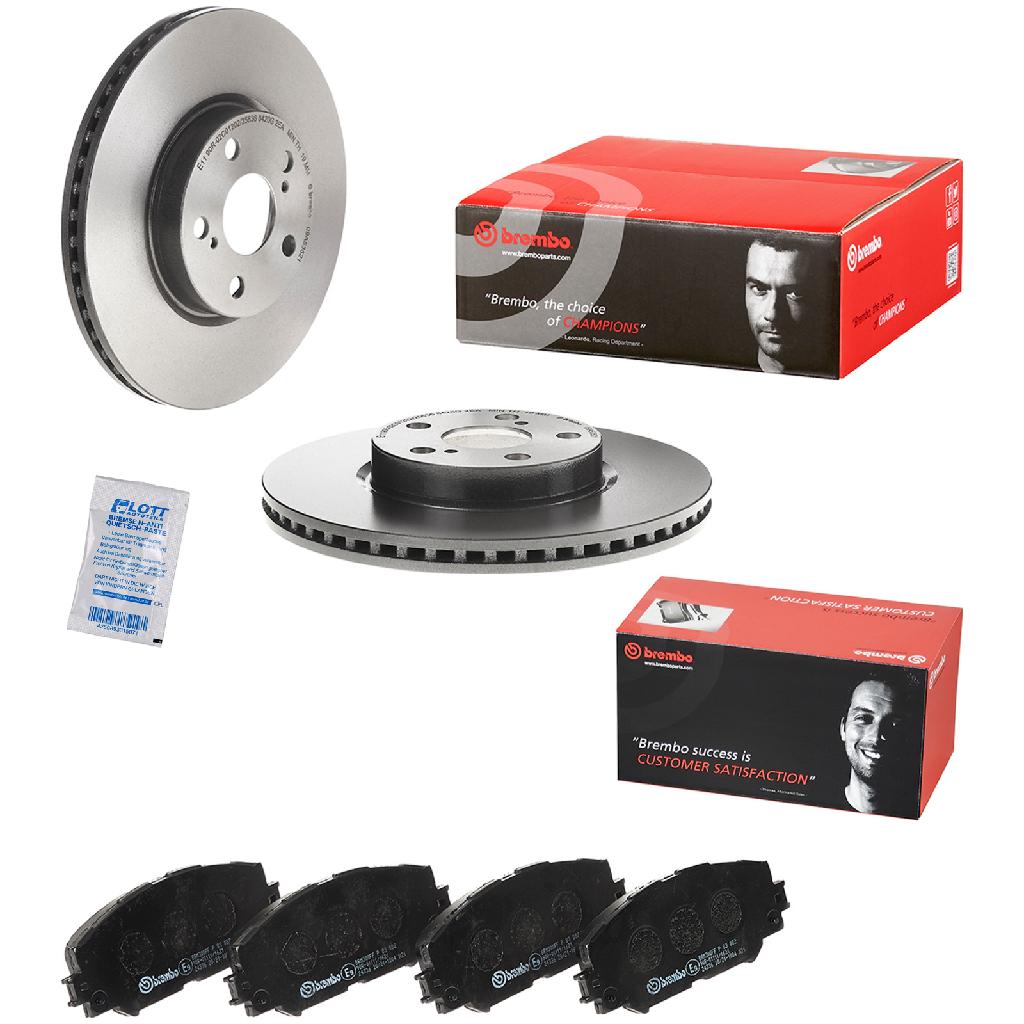 BREMBO Bremsscheibe 09.A535.21 + Bremsbelagsatz, Scheibenbremse P 83 082