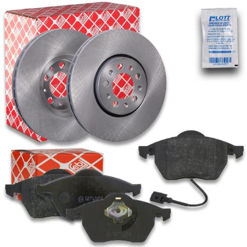 FEBI BILSTEIN Bremsbelagsatz, Scheibenbremse 16334 + Bremsscheibe 19370 Bild FEBI BILSTEIN Bremsbelagsatz, Scheibenbremse 16334 + Bremsscheibe 19370