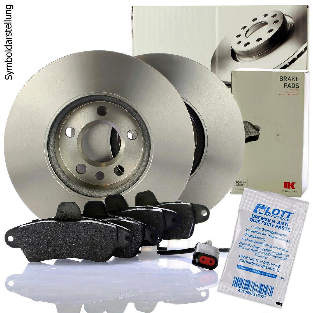 NK Bremsbelagsatz, Scheibenbremse 222520 + Bremsscheibe 202535