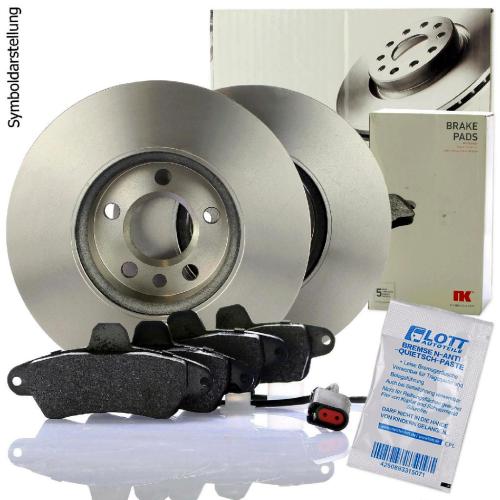 NK Bremsbelagsatz, Scheibenbremse 222520 + Bremsscheibe 202535 Bild NK Bremsbelagsatz, Scheibenbremse 222520 + Bremsscheibe 202535