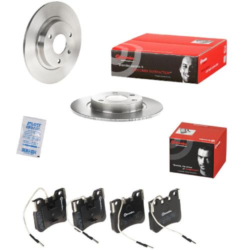 BREMBO Bremsbelagsatz, Scheibenbremse P 61 034 + Bremsscheibe 08.4929.14 Bild BREMBO Bremsbelagsatz, Scheibenbremse P 61 034 + Bremsscheibe 08.4929.14