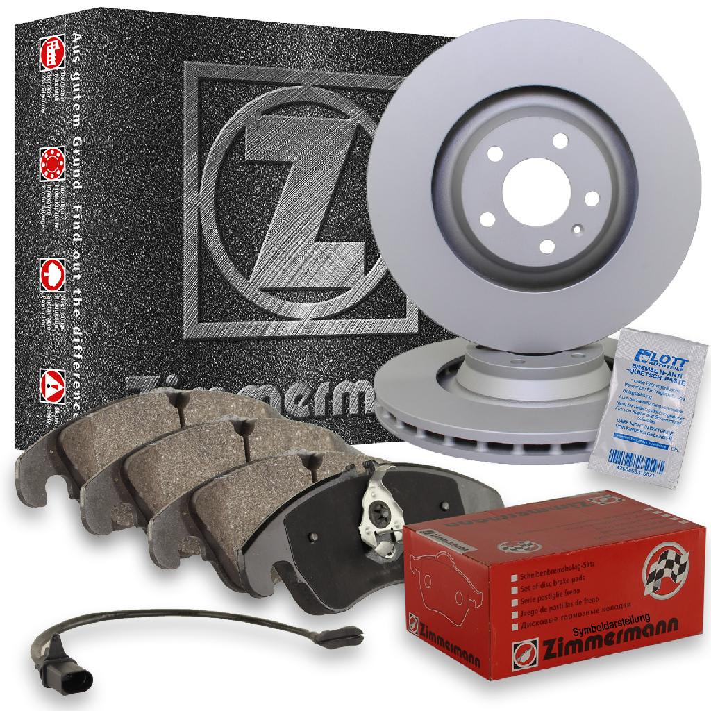 ZIMMERMANN Bremsscheibe 600.3232.20 + Bremsbelagsatz, Scheibenbremse 23326.175.1
