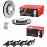 BREMBO Bremsscheibe 09.7806.11 + Bremsbelagsatz, Scheibenbremse P 24 046