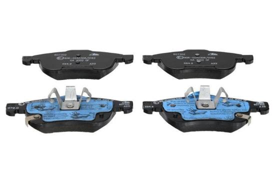 ATE Bremsbelagsatz, Scheibenbremse 13.0460-7302.2 + Bremsscheibe 24.0128-0253.1 Bild ATE Bremsbelagsatz, Scheibenbremse 13.0460-7302.2 + Bremsscheibe 24.0128-0253.1