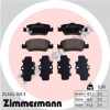 ZIMMERMANN Bremsbelagsatz, Scheibenbremse 24664.160.1 + Bremsscheibe 590.2804.20 Bild ZIMMERMANN Bremsbelagsatz, Scheibenbremse 24664.160.1 + Bremsscheibe 590.2804.20