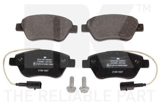 NK Bremsscheibe 202348 + Bremsbelagsatz, Scheibenbremse 222388 Bild NK Bremsscheibe 202348 + Bremsbelagsatz, Scheibenbremse 222388