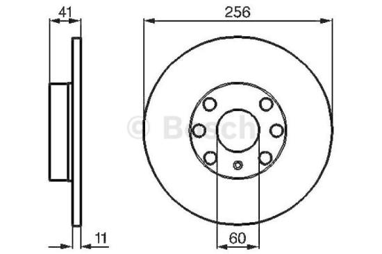 BOSCH Bremsscheibe 0 986 478 880 + Bremsbelagsatz, Scheibenbremse 0 986 424 456 Bild BOSCH Bremsscheibe 0 986 478 880 + Bremsbelagsatz, Scheibenbremse 0 986 424 456