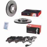 BREMBO Bremsbelagsatz, Scheibenbremse P 85 075 + Bremsscheibe 09.9772.1X