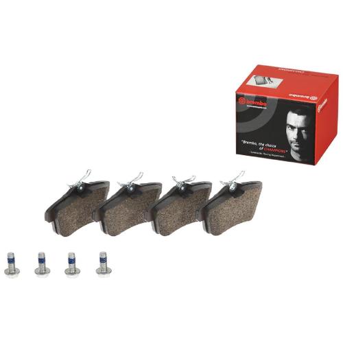 BREMBO Bremsscheibe 08.8682.21 + Bremsbelagsatz, Scheibenbremse P 61 114 Bild BREMBO Bremsscheibe 08.8682.21 + Bremsbelagsatz, Scheibenbremse P 61 114