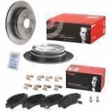 BREMBO Bremsbelagsatz, Scheibenbremse P 28 046 + Bremsscheibe 08.A871.11