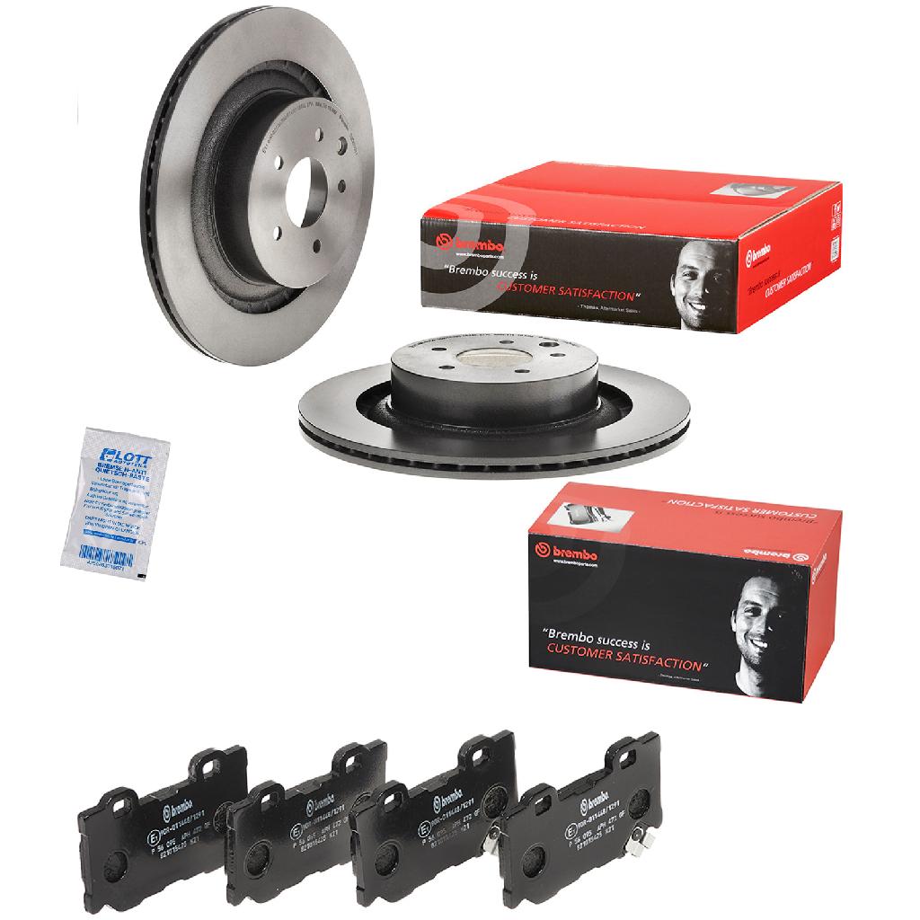 BREMBO Bremsbelagsatz, Scheibenbremse P 56 095 + Bremsscheibe 09.D690.11