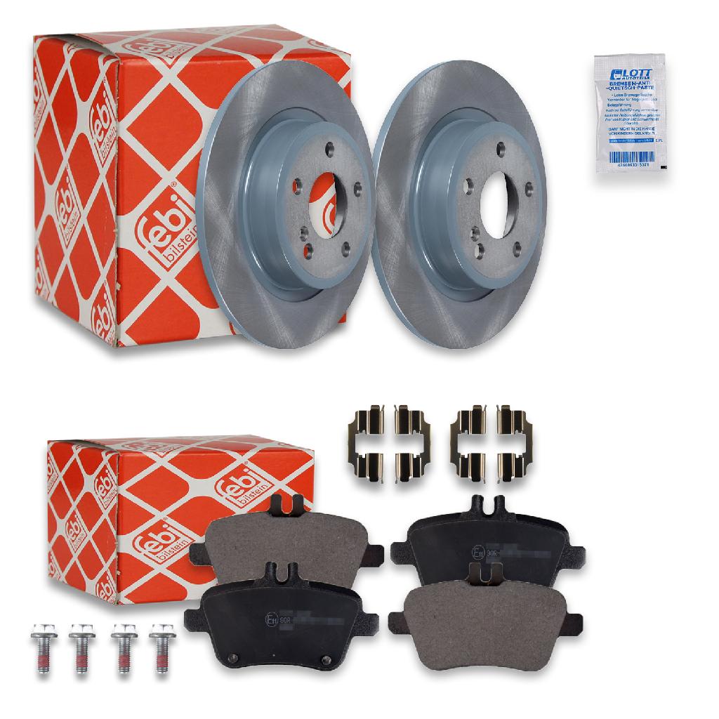 FEBI BILSTEIN Bremsscheibe 104852 + Bremsbelagsatz, Scheibenbremse 16901