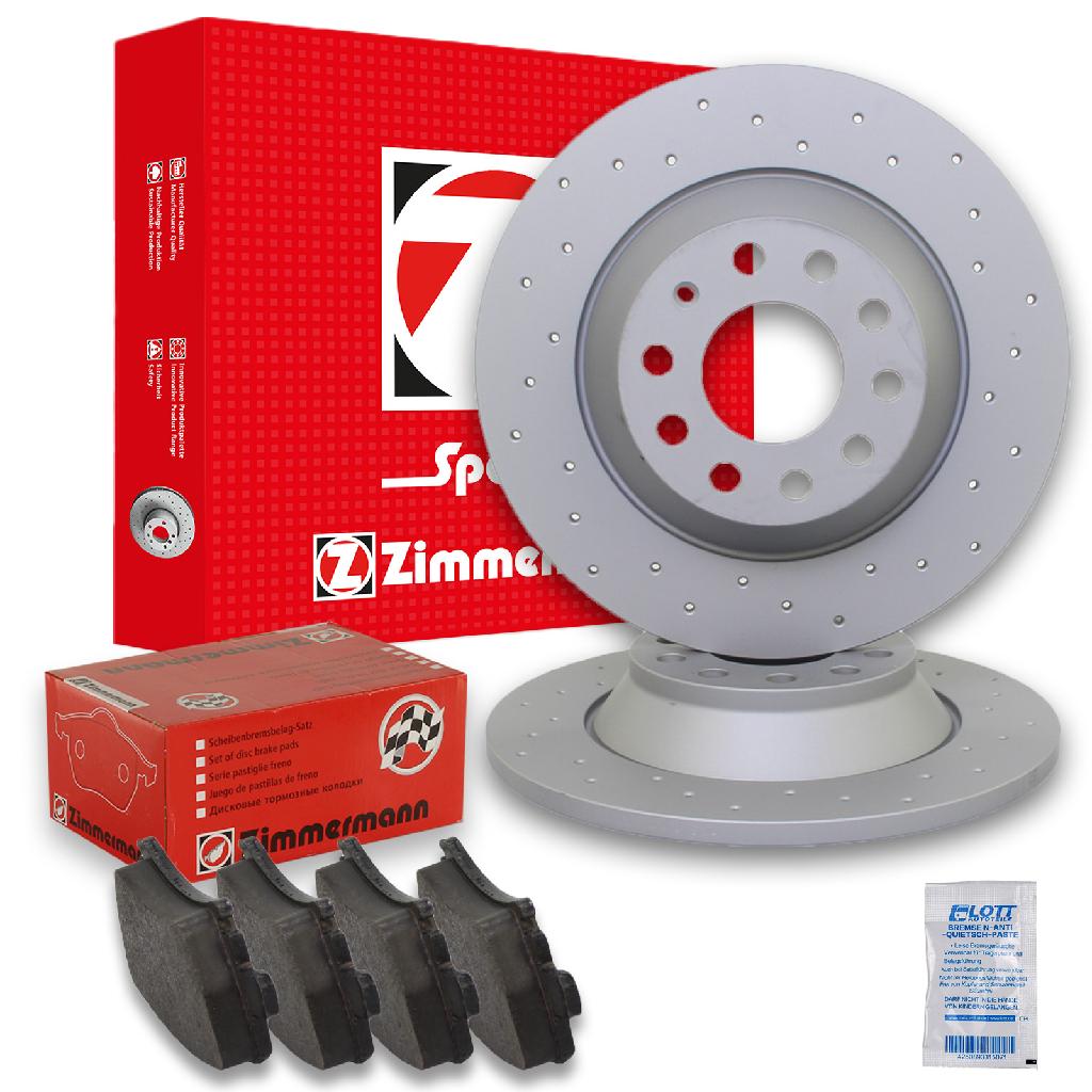 ZIMMERMANN Bremsbelagsatz, Scheibenbremse 23914.170.1 + Bremsscheibe 100.3320.52