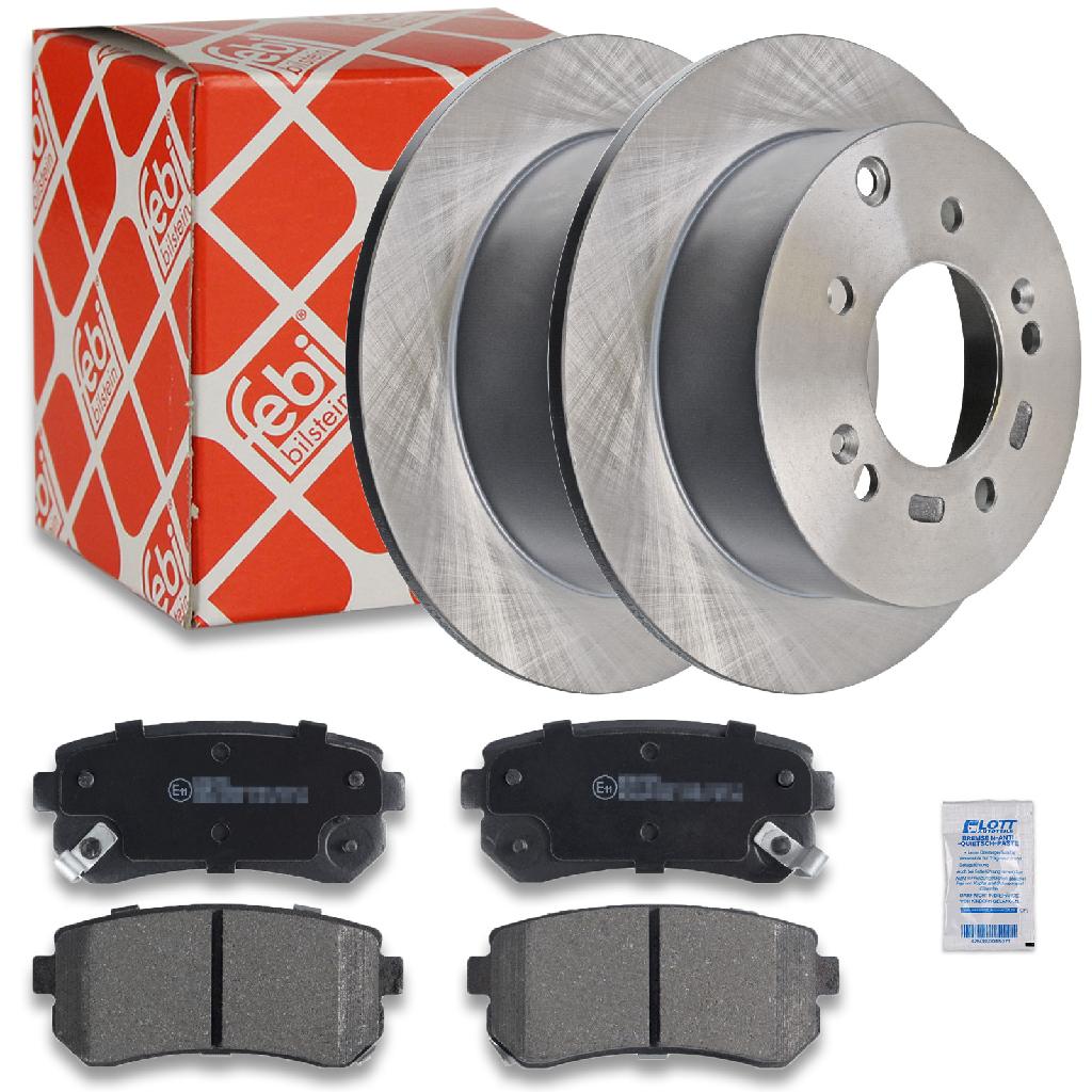 FEBI BILSTEIN Bremsbelagsatz, Scheibenbremse 116260 + Bremsscheibe 108457
