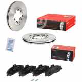 BREMBO Bremsbelagsatz, Scheibenbremse P 24 051 + Bremsscheibe 09.A862.10