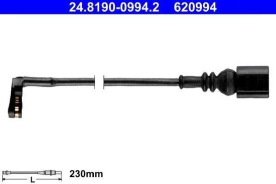 ATE Warnkontakt, Bremsbelagverschleiß 24.8190-0994.2 BREMBO Bremsscheibe 09.D421.11 + Bremsbelagsatz, Scheibenbremse P 85 169 Bild ATE Warnkontakt, Bremsbelagverschleiß 24.8190-0994.2 BREMBO Bremsscheibe 09.D421.11 + Bremsbelagsatz, Scheibenbremse P 85 169