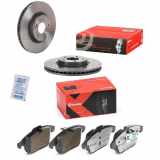 BREMBO Bremsscheibe 09.A427.2X + Bremsbelagsatz, Scheibenbremse P 24 076X