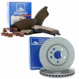 ATE Bremsscheibe 24.0126-0165.1 + Bremsbelagsatz, Scheibenbremse 13.0460-7262.2