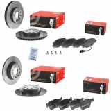BREMBO Bremsscheibe 09.9145.11 + Bremsbelagsatz, Scheibenbremse P 85 124 + Bremsbelagsatz, Scheibenbremse P 85 126 + Bremsscheibe 08.B413.11
