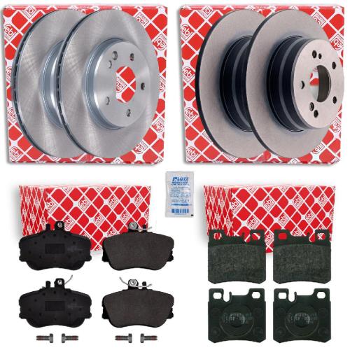 FEBI BILSTEIN Bremsbelagsatz, Scheibenbremse 16067 + Bremsscheibe 04629 + Bremsbelagsatz, Scheibenbremse 16153 + Bremsscheibe 08129 Bild FEBI BILSTEIN Bremsbelagsatz, Scheibenbremse 16067 + Bremsscheibe 04629 + Bremsbelagsatz, Scheibenbremse 16153 + Bremsscheibe 08129