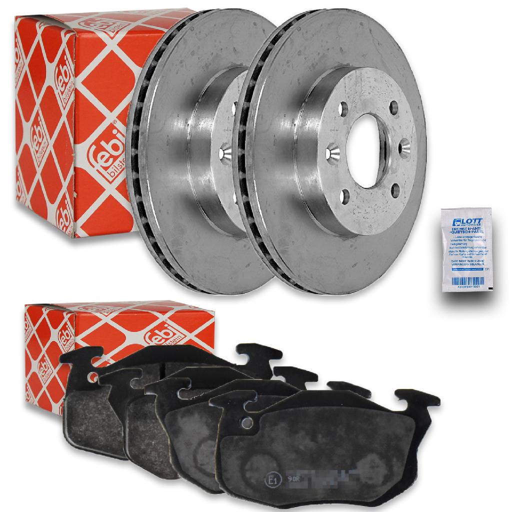 FEBI BILSTEIN Bremsscheibe 09072 + Bremsbelagsatz, Scheibenbremse 16192