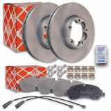 FEBI BILSTEIN Bremsbelagsatz, Scheibenbremse 16955 + Bremsscheibe 174457