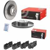 BREMBO Bremsbelagsatz, Scheibenbremse P 56 025 + Bremsscheibe 09.A921.11