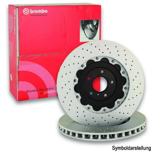 BREMBO Bremsbelagsatz, Scheibenbremse P 24 039 + Bremsscheibe 09.5055.10 Bild BREMBO Bremsbelagsatz, Scheibenbremse P 24 039 + Bremsscheibe 09.5055.10