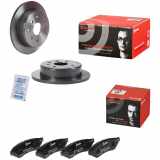BREMBO Bremsbelagsatz, Scheibenbremse P 10 008 + Bremsscheibe 08.E764.11