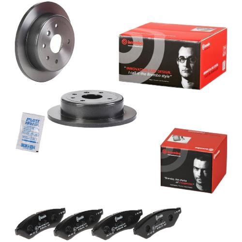 BREMBO Bremsbelagsatz, Scheibenbremse P 10 008 + Bremsscheibe 08.E764.11 Bild BREMBO Bremsbelagsatz, Scheibenbremse P 10 008 + Bremsscheibe 08.E764.11