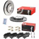 BREMBO Bremsscheibe 09.8411.11 + Bremsbelagsatz, Scheibenbremse P 50 045