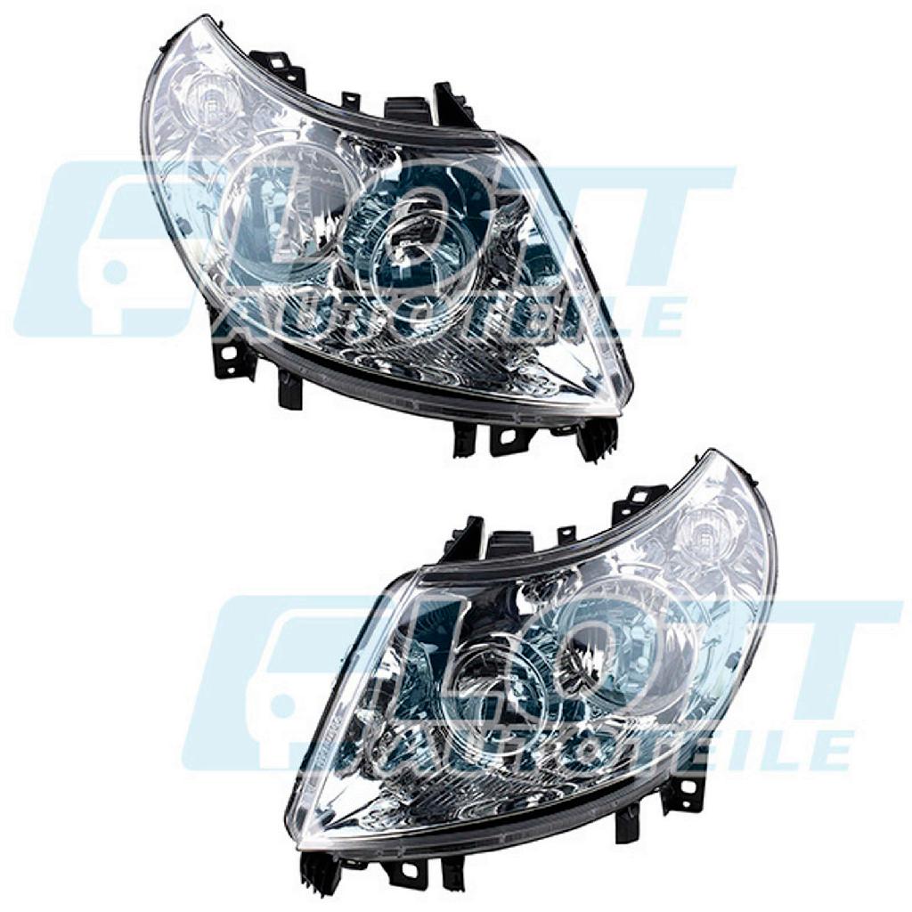 JOHNS Hauptscheinwerfer 30 44 09-2 + Hauptscheinwerfer 30 44 10-2