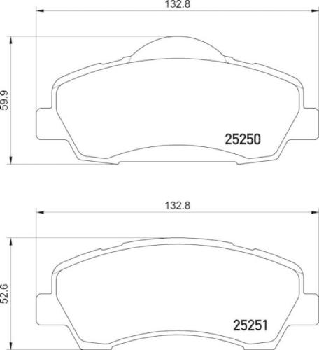 BREMBO Bremsbelagsatz, Scheibenbremse P 61 121 + Bremsbelagsatz, Scheibenbremse P 61 138 + Bremsscheibe 08.C659.11 + Bremsscheibe 09.C657.11 Bild BREMBO Bremsbelagsatz, Scheibenbremse P 61 121 + Bremsbelagsatz, Scheibenbremse P 61 138 + Bremsscheibe 08.C659.11 + Bremsscheibe 09.C657.11